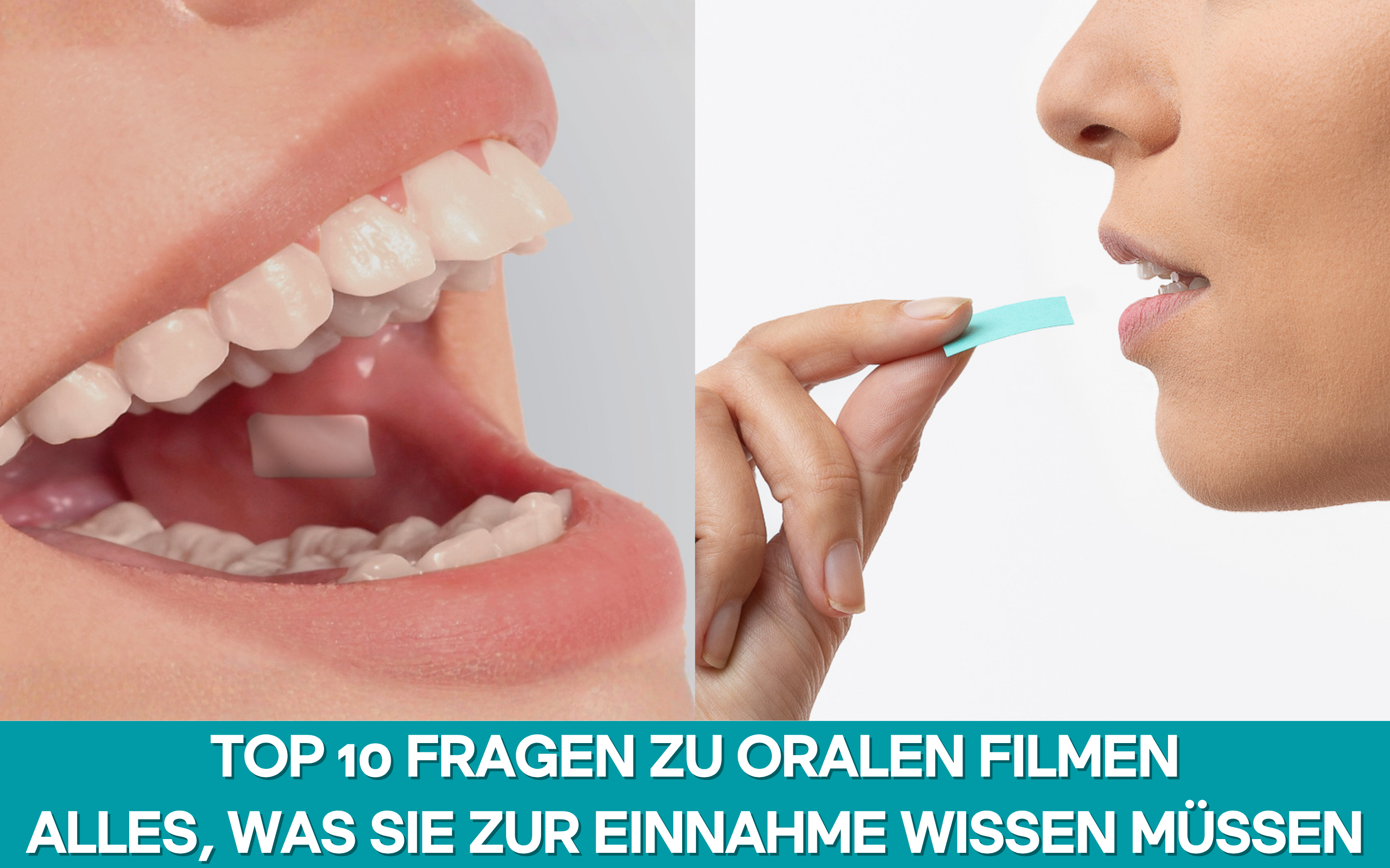 Alles, was sie zur Einnahme von oralen Filmen wissen müssen